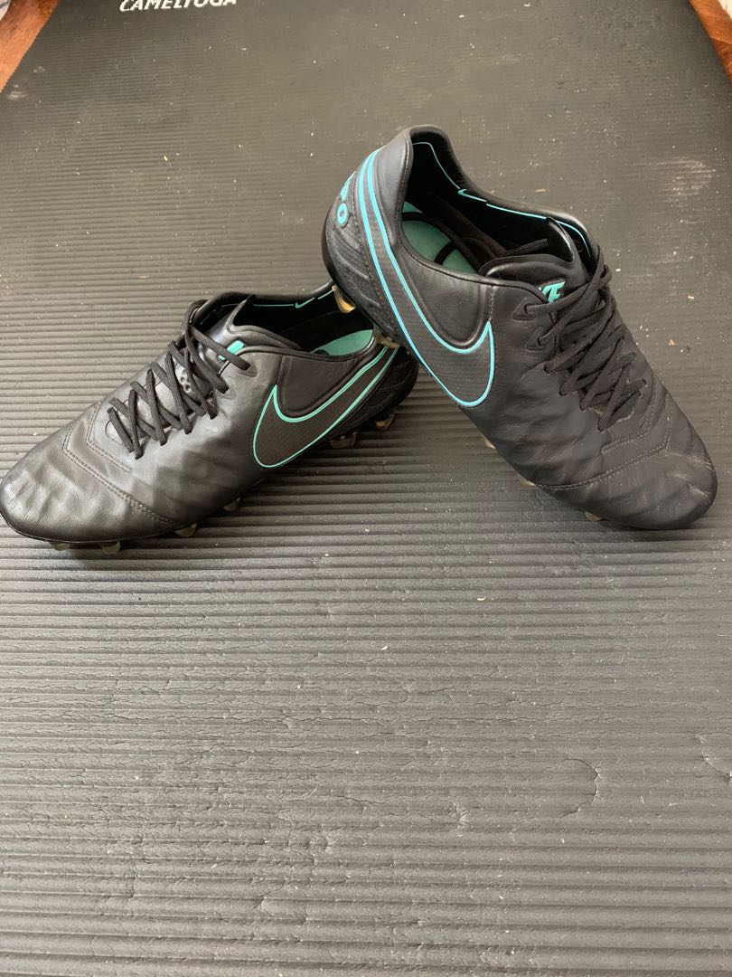 nike tiempo legend 6 black turquoise