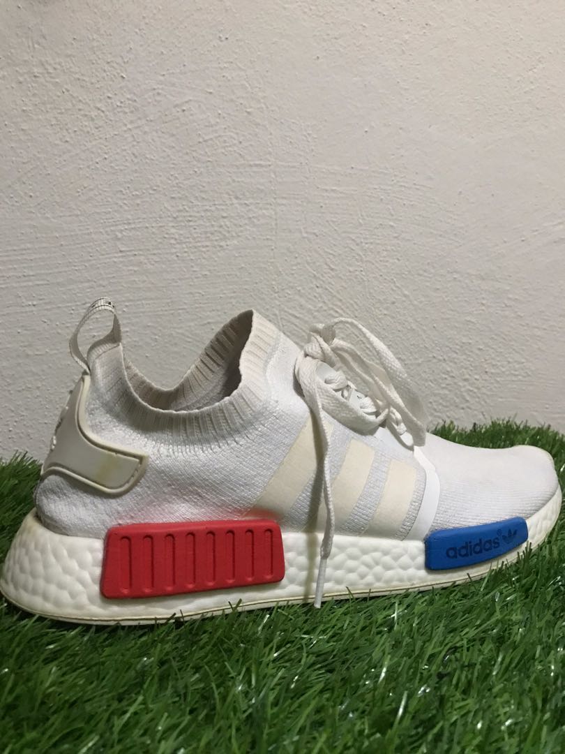 Nmd deals adidas white