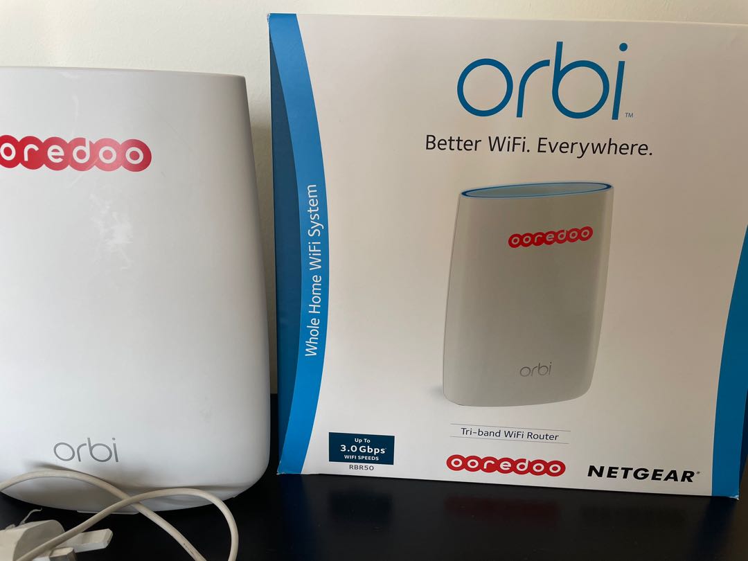 Orbi Wifi Mesh - 1 router + 2 satellites, Computers & Tech, Parts ...