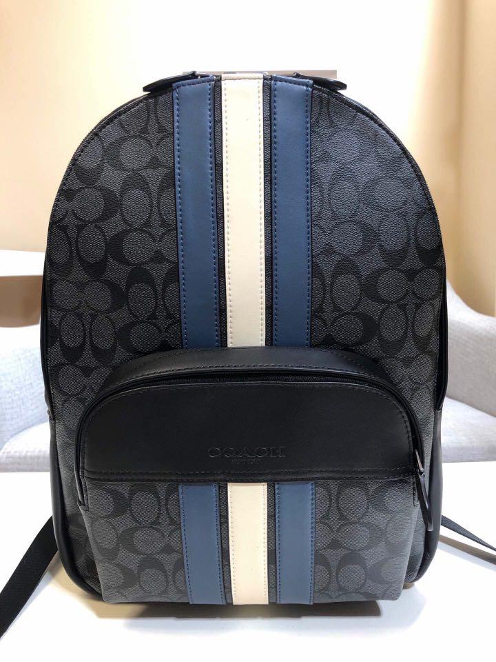 Original COACH HOUSTON BACKPACK IN SIGNATURE CANVAS WITH VAR, Luxury, Bags & Wallets on Carousell