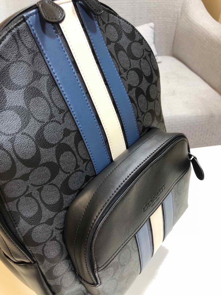 Original COACH HOUSTON BACKPACK IN SIGNATURE CANVAS WITH VAR, Luxury, Bags & Wallets on Carousell
