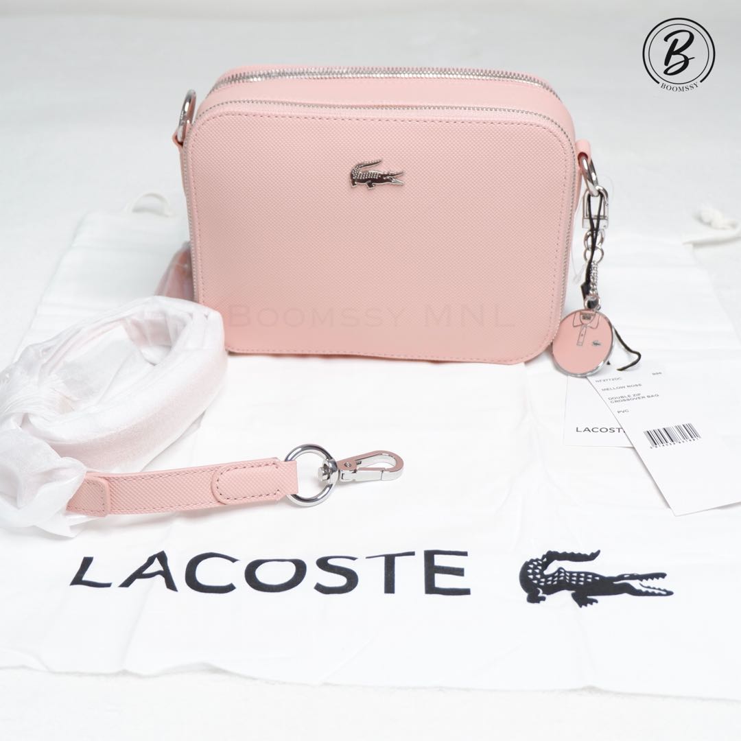Lacoste double zip crossbody bag online