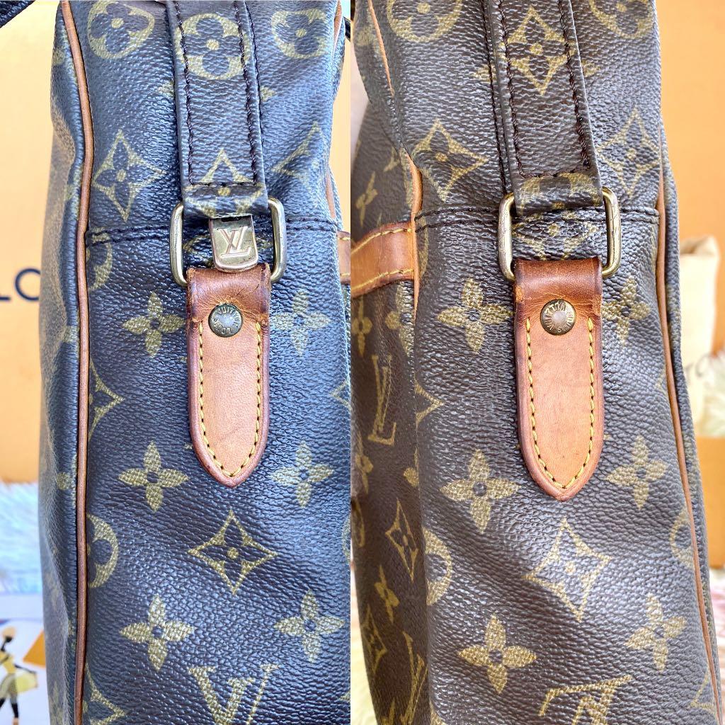 Auth LOUIS VUITTON Danube Monogram Crossbody Shoulder Bag Purse #52916