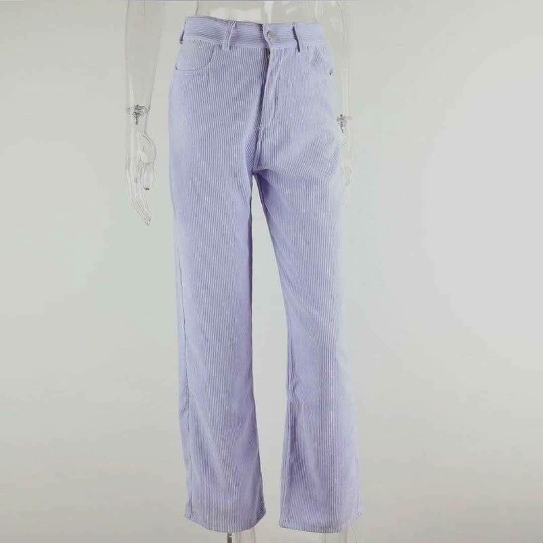 Corduroy purple pants clearance