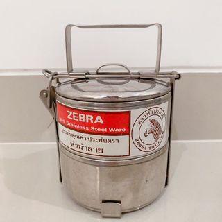 Rantangan Zebra Stainless Steel 2 tingkat