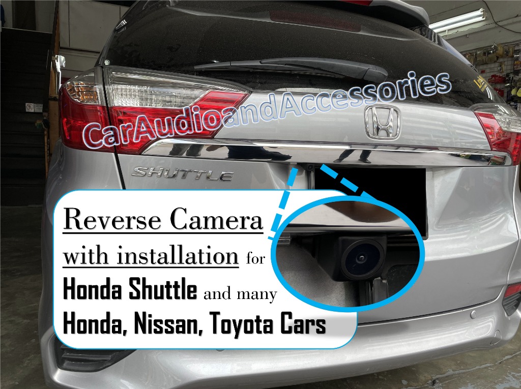 Reverse Camera + installation for Honda Shuttle - Price range from $100 ...