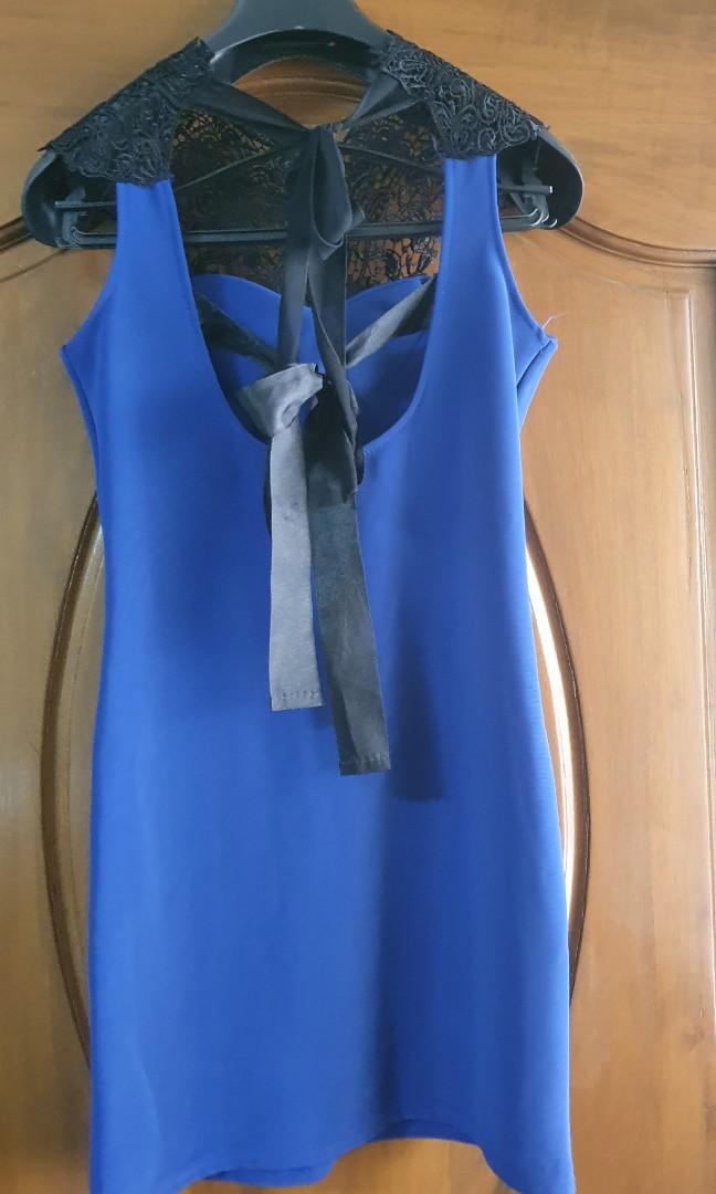 Royal blue dress with lace (Category: Dresses) located in Paranaque City. Submitted by ruchbe (Listing ID 1075276136, Image 2). Description: 👗 pre-loved 👗 wore only three (3) time 👗 Length : 32 inches from shoulder (manual measurement) INQUIRIES regarding any item/s are ALWAYS WELCOME. WHEN IN DOUBT, ASK US for MORE INFORMATION ☞Please SEE or READ every detail of the item, especially the SIZE ☞Product COLOR may slightly vary due to photographi