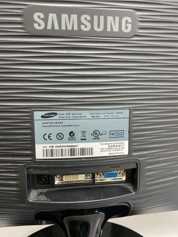 Samsung Monitor - Faulty, Computers \u0026 Tech, Parts \u0026 Accessories, Monitor  Screens on Carousell