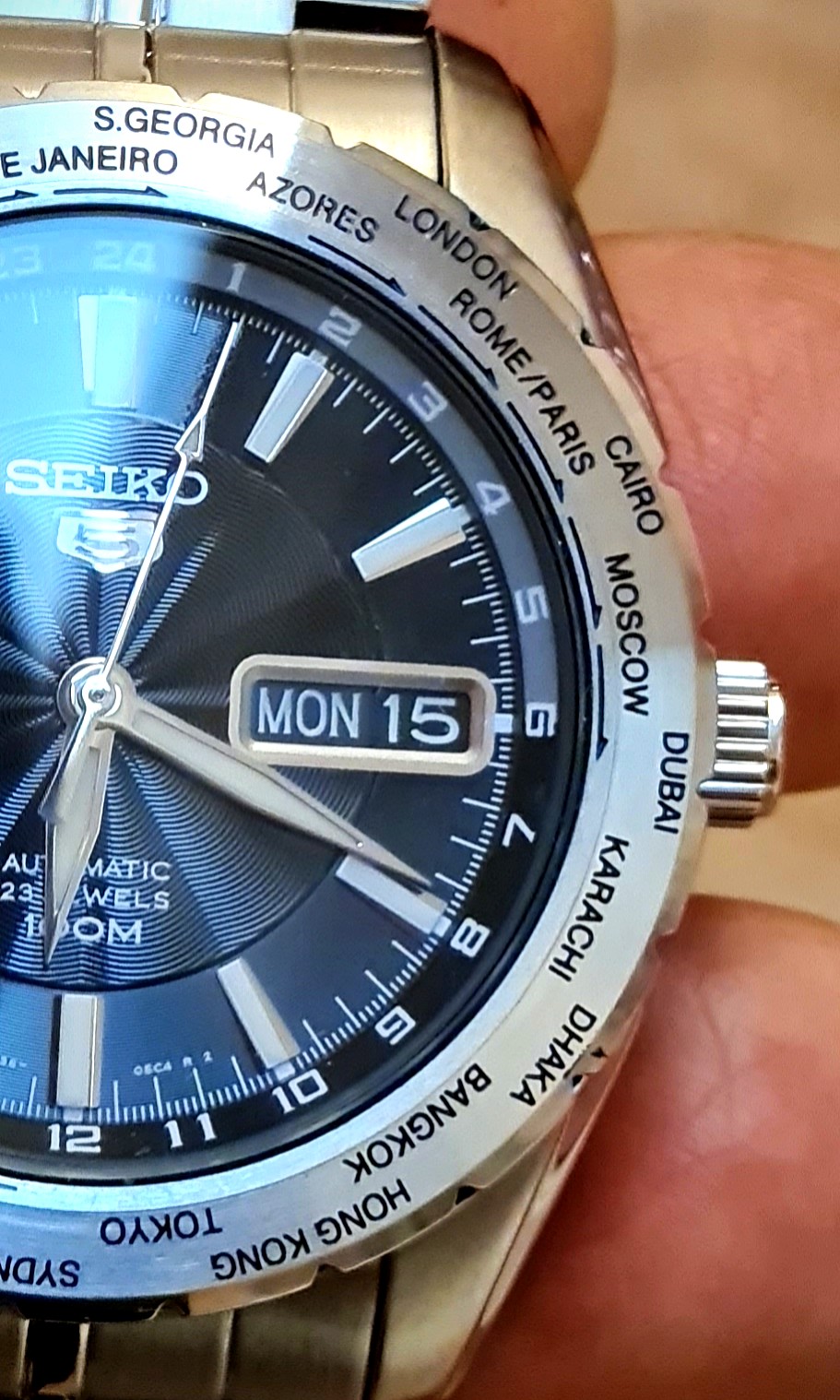 Seiko world clearance time automatic