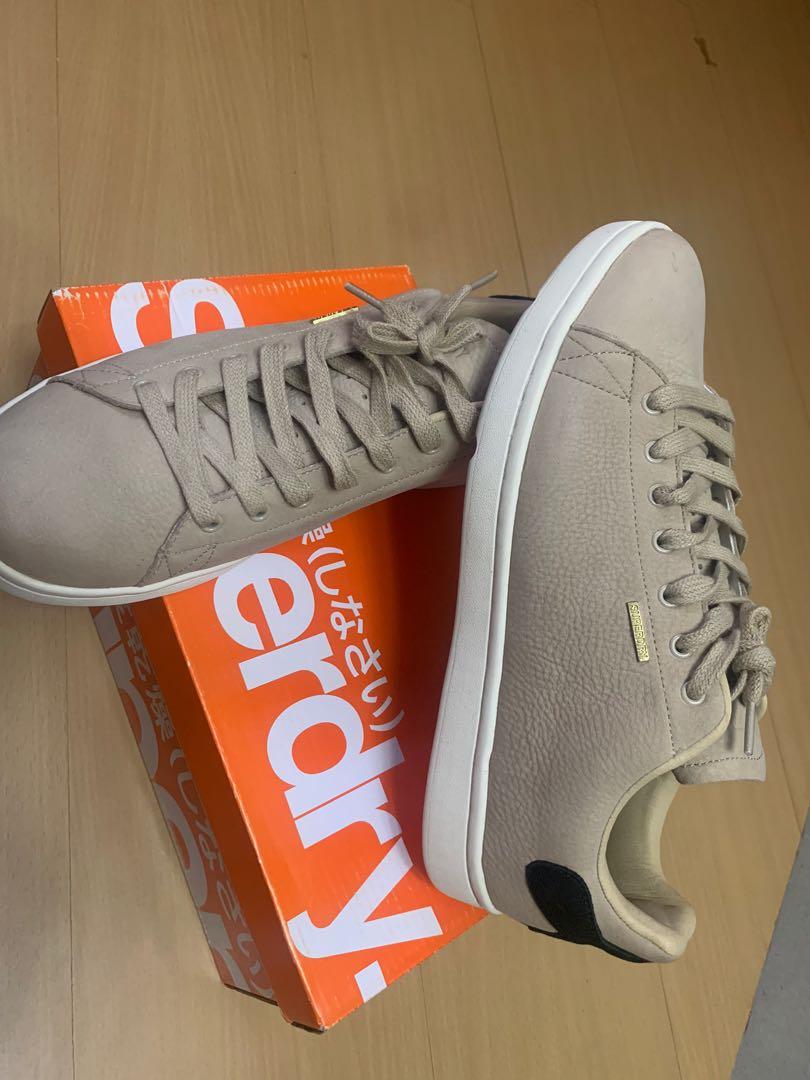 superdry leather trainers
