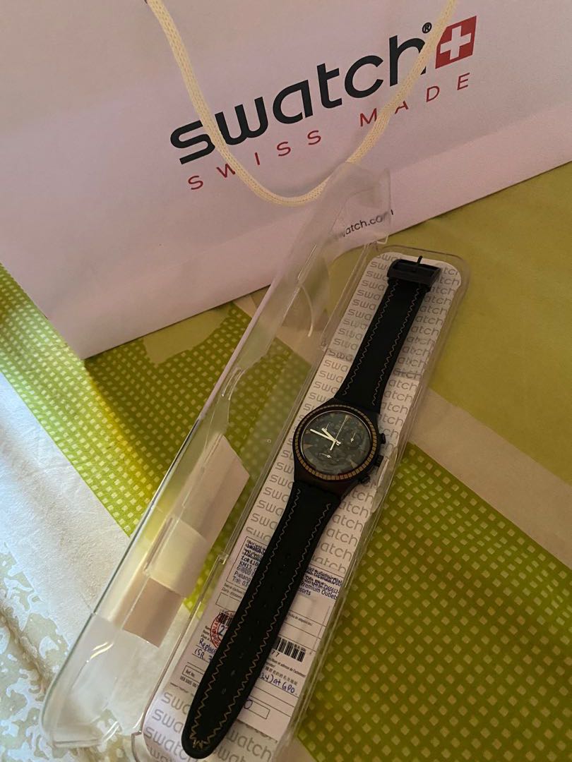 Swatch aluminium irony patented clearance