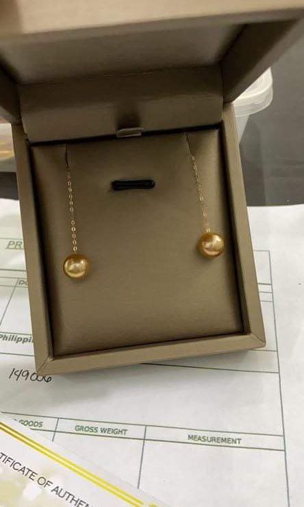 Tiktak earrings - 8mm Southsea pearl in 18K gold, Women's Fashion ...