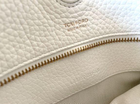 TOM FORD small white leather alix hobo bag 白色皮手袋連小手袋