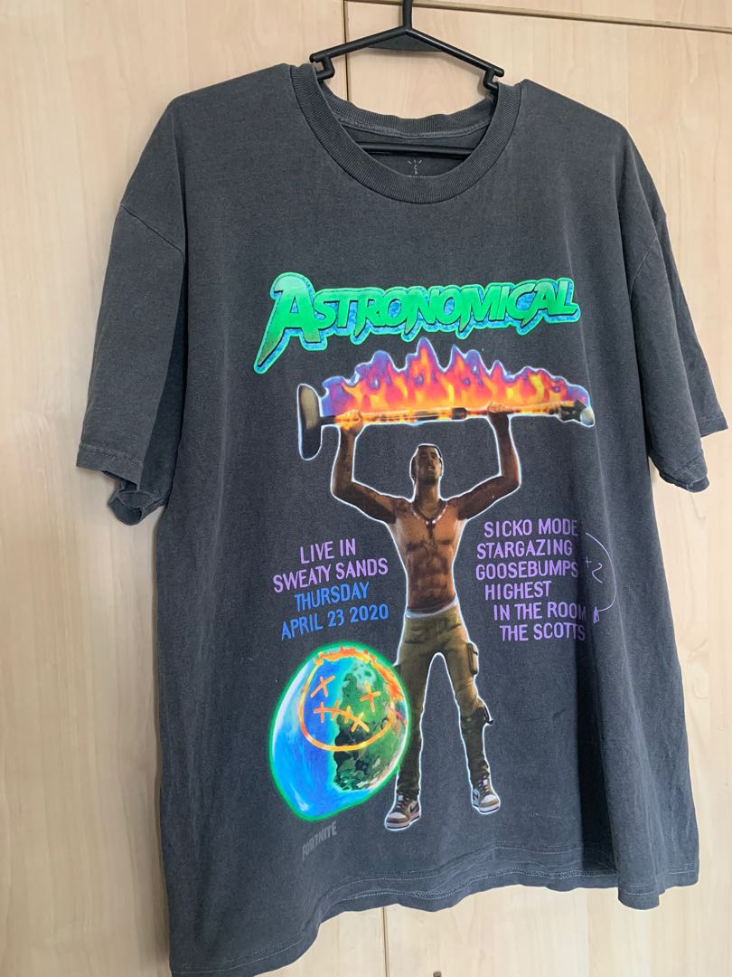Travis scott back bling shop t shirt