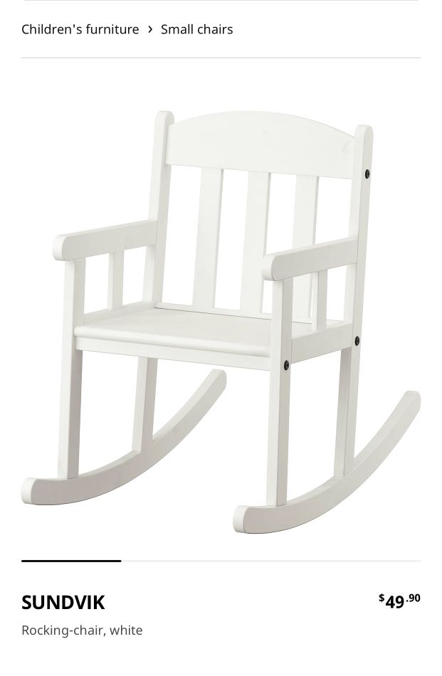 Ikea childrens rocking 2025 chair