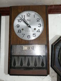 Vintage antique wall clock old