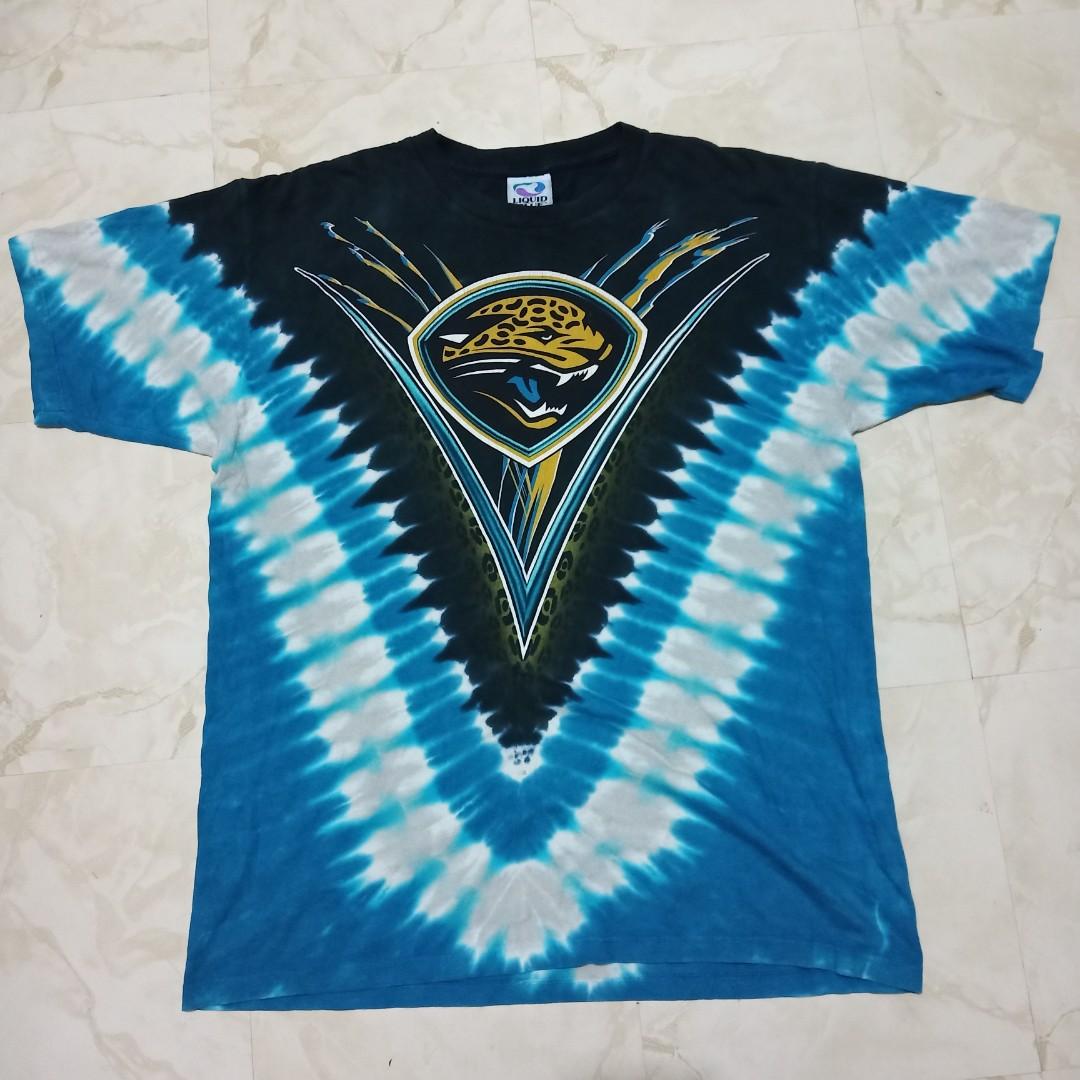 Vintage NFL Jaguars T shirt Tie dye, Men's Fashion, Tops & Sets