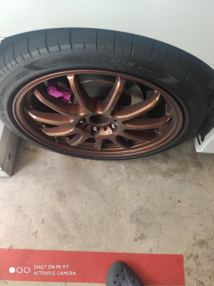 在庫有】 ワークエモーション11R 235/40/18 8.5J +30 タイヤ/ホイール