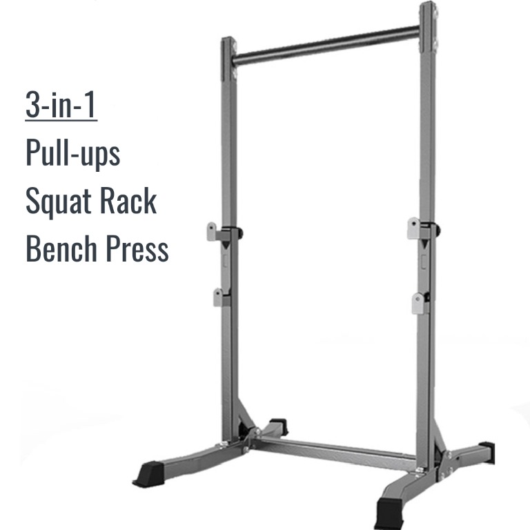 3in1 Power Gym Rack with Pullup , Squat and Bench Press Combinations