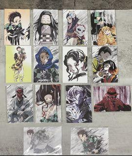 鬼滅之刃全集中展全集中色紙色冊簿 書本 文具 文具 Carousell