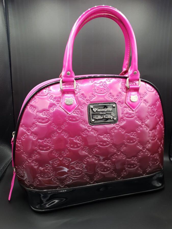 Loungefly Hello Kitty Purse Tote Hot Pink Embossed Faux -  India