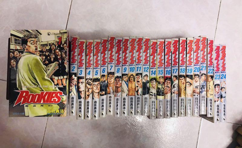 漫畫rookies 第1 24冊 欠13冊 書本 文具 漫畫 Carousell