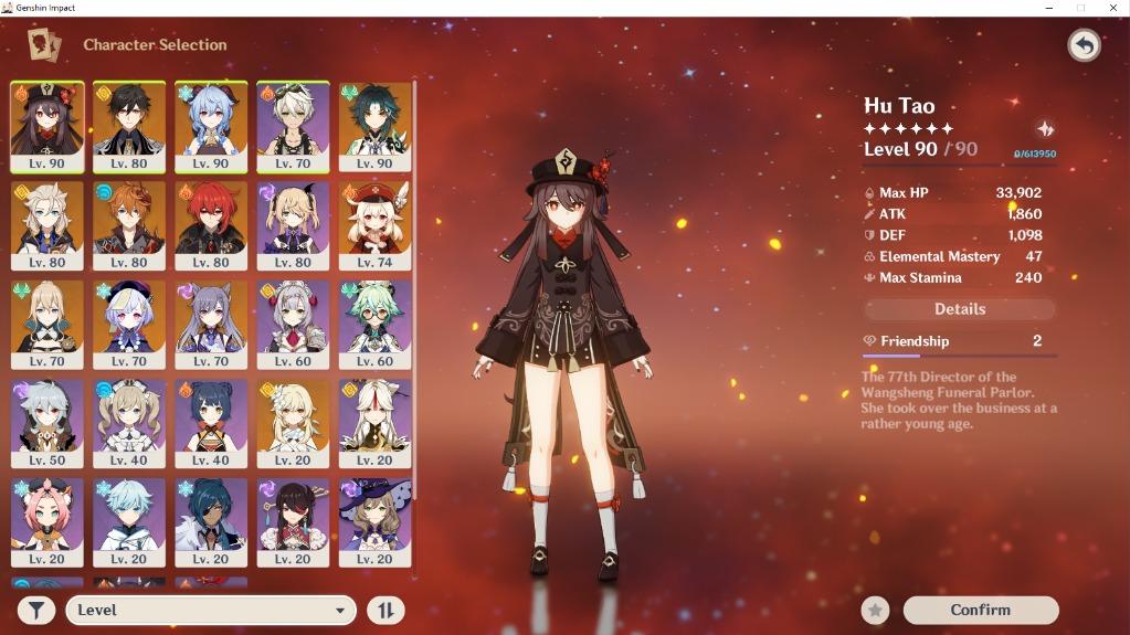 Ar 55 Asia Genshin Impact Account Video Gaming Gaming Accessories Game Gift Cards Accounts On Carousell