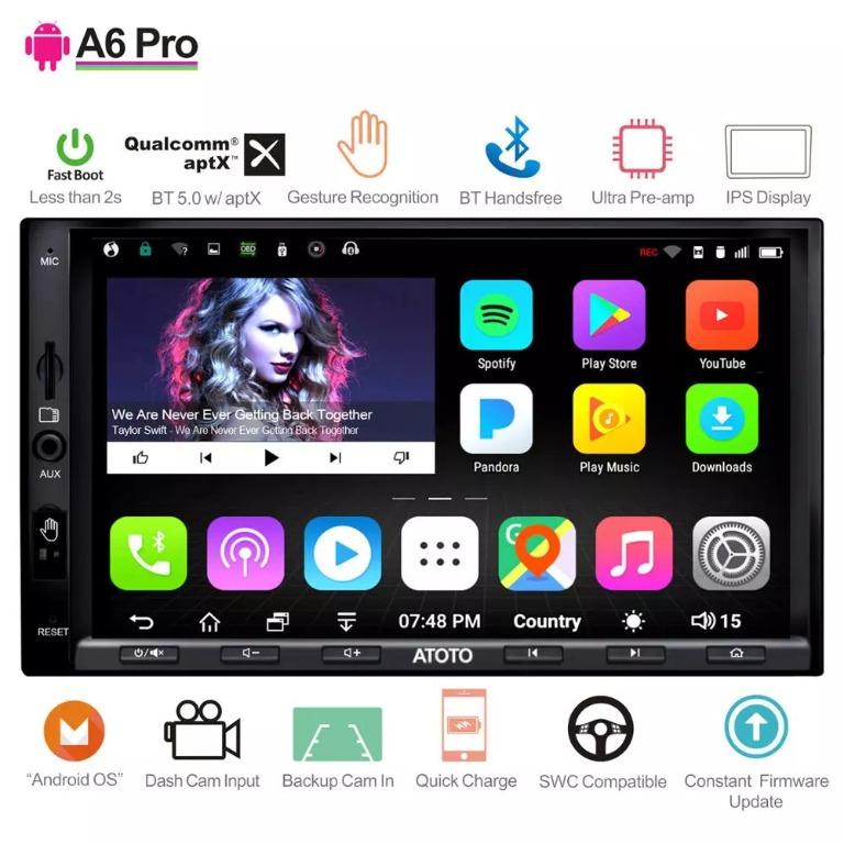 atoto a6 pro 2 32gb car multimedia entertainment android system 頂級汽車娛樂多媒體音響 qualcomm aptx