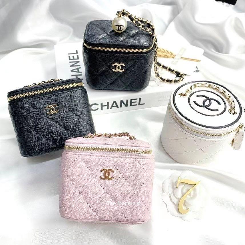 Chanel vanity case real vs fake sales