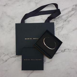 🔥AUTHENTIC Daniel Wellington DW Classic Silver Bracelet Cuff