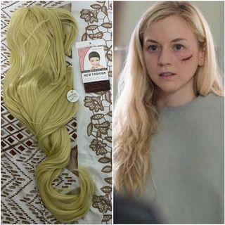 Beth Greene The Walking Dead long blonde wavy Cosplay Wig