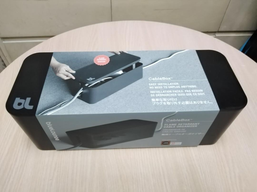 BlueLounge CableBox Cable and Cord Management System, Cable Organizer, Black (Category: Storage Boxes & Baskets) located in Pasay City. Submitted by jen.pen (Listing ID 1075584994, Image 1). Description: BlueLounge CableBox Cable and Cord Management System, Cable Organizer, Black.