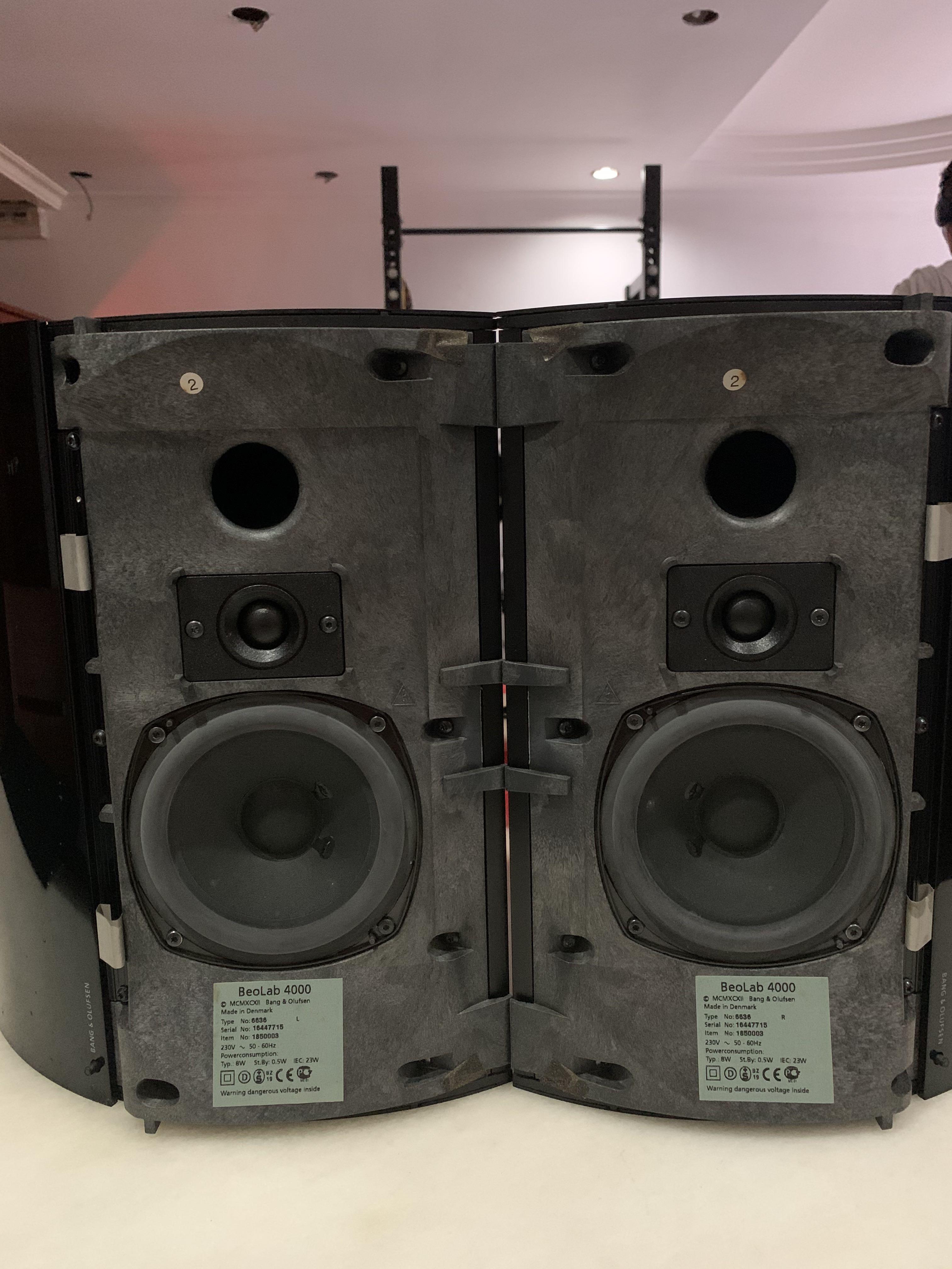 Extra Echt uitspraak B&O Bang&Olufsen BeoLab 4000 Speakers Original Made in Denmark, Audio,  Soundbars, Speakers & Amplifiers on Carousell