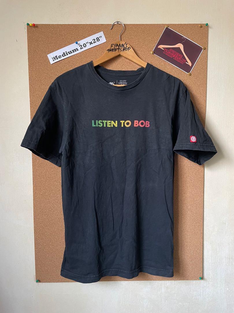 ヴィンテージ ELEMENT LISTEN TO BOB MARLEY Tシャツ