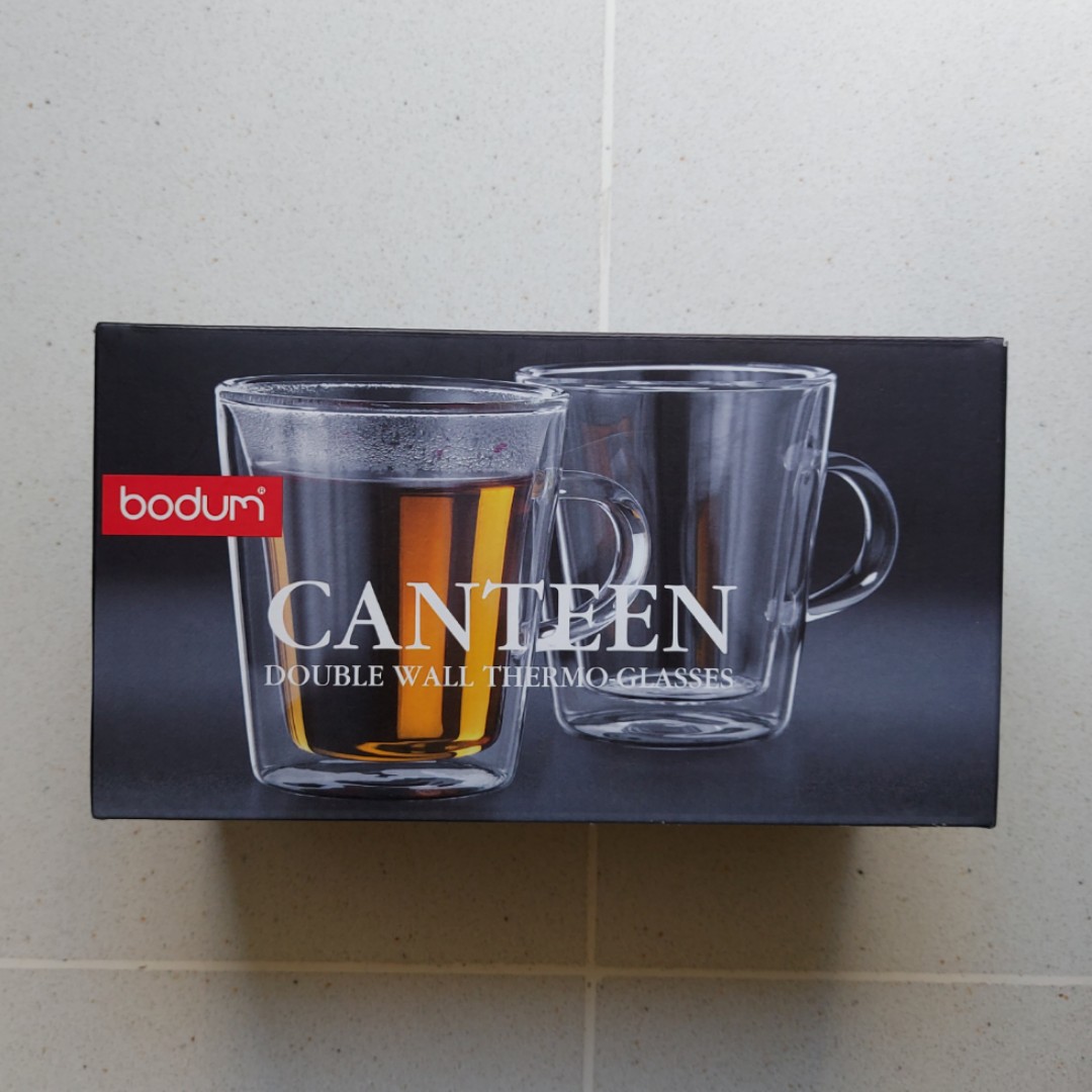 Bodum Canteen Double Wall Mugs, 4-piece Set