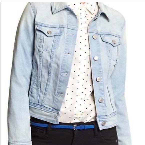 Old navy light wash denim jacket top