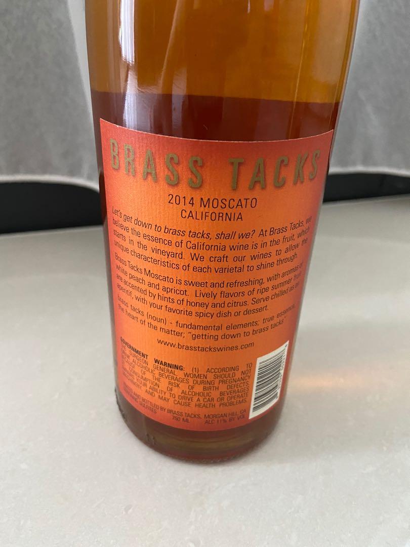 Brass Tacks Moscato, Food & Drinks, Alcoholic Beverages on Carousell