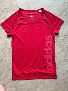 hot pink adidas shirt