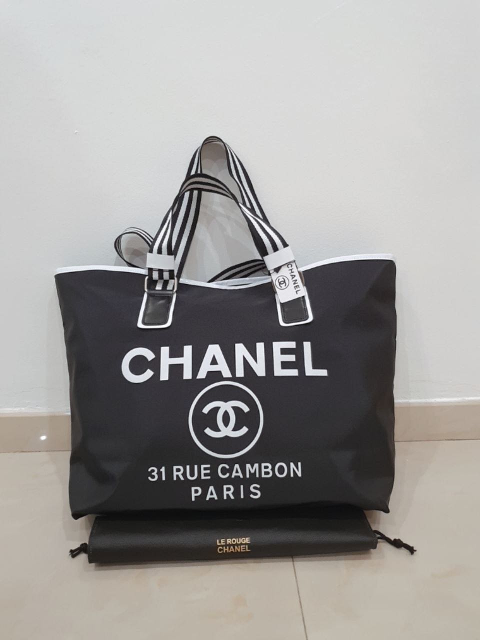chanel novelty tote bag