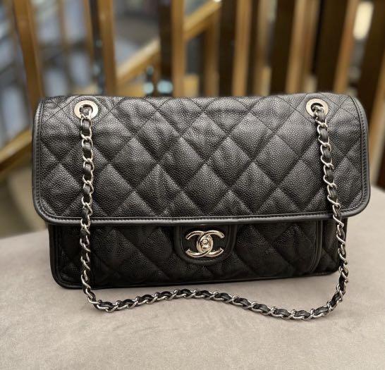 Chanel riviera, Chanel flap bag black, Luxury, Bags & Wallets on Carousell