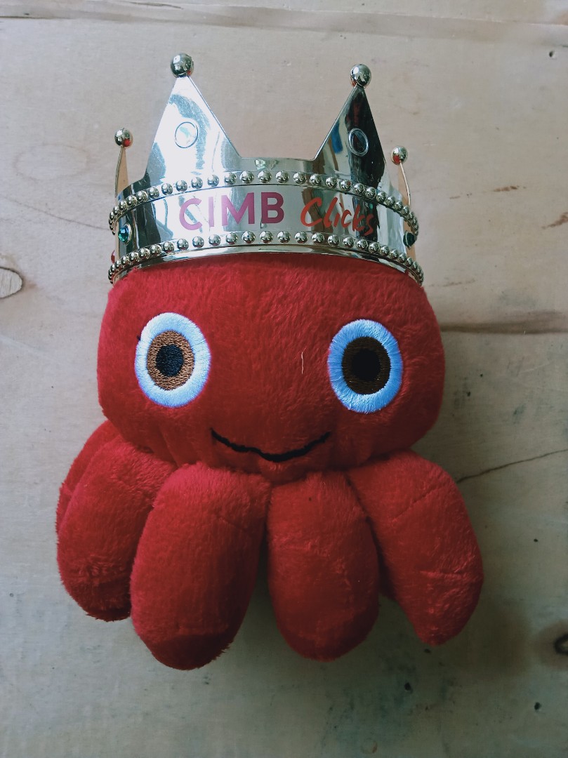 Cimb octopus soft toy 2018 sale