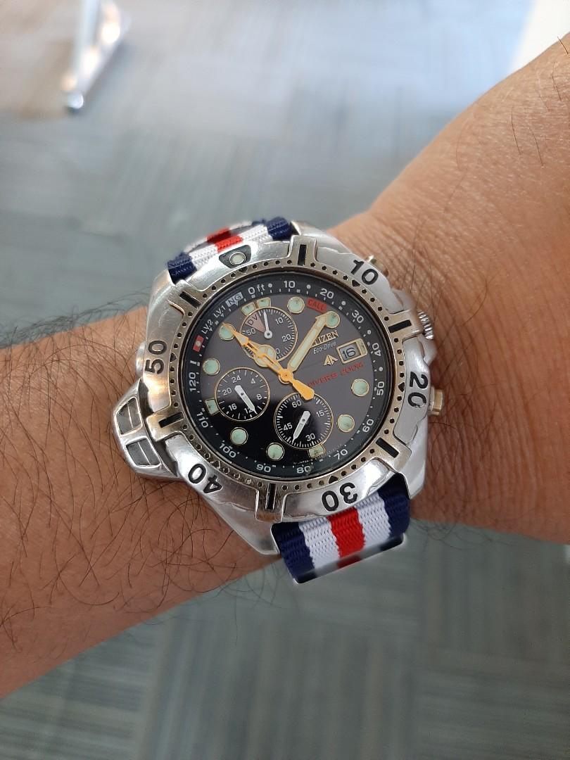 Citizen eco drive divers 200m b741 clearance