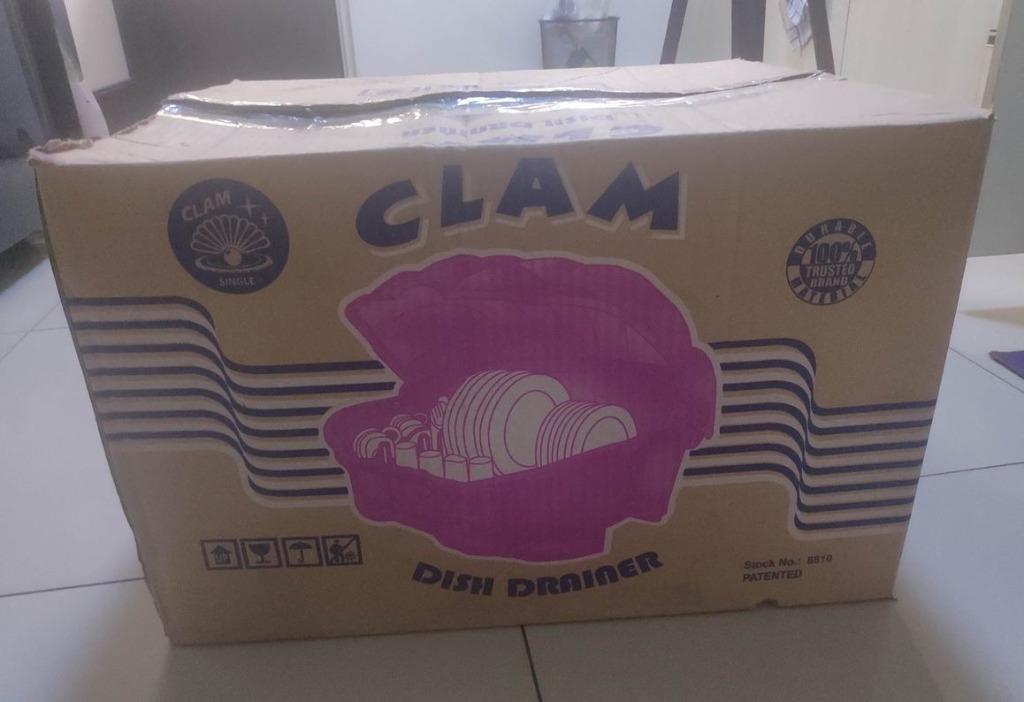 Clam Shell Dish Drainer, Furniture & Home Living, Home Improvement