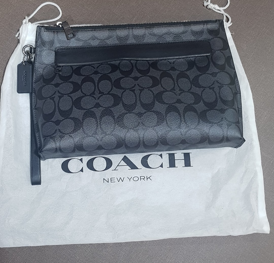 Coach Clutch Bag Men s Fashion Bags Sling Bags on Carousell