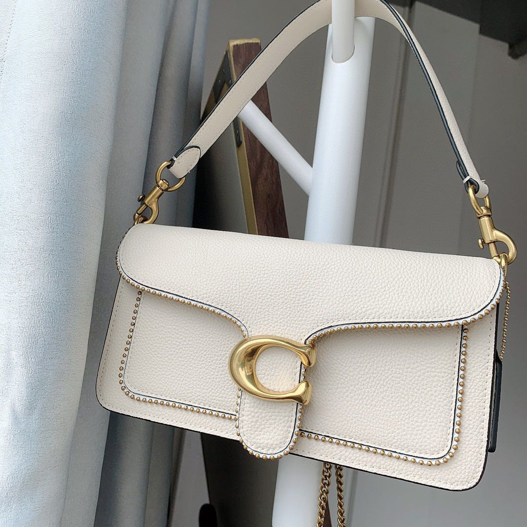 Coach white outlet tabby