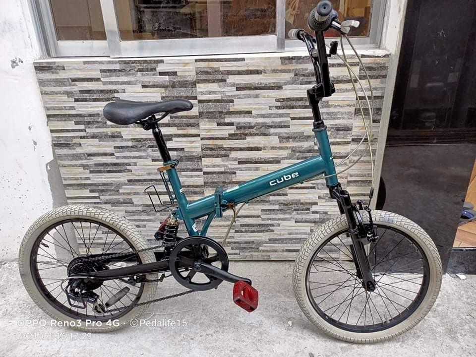 Folding bike with suspension hot sale