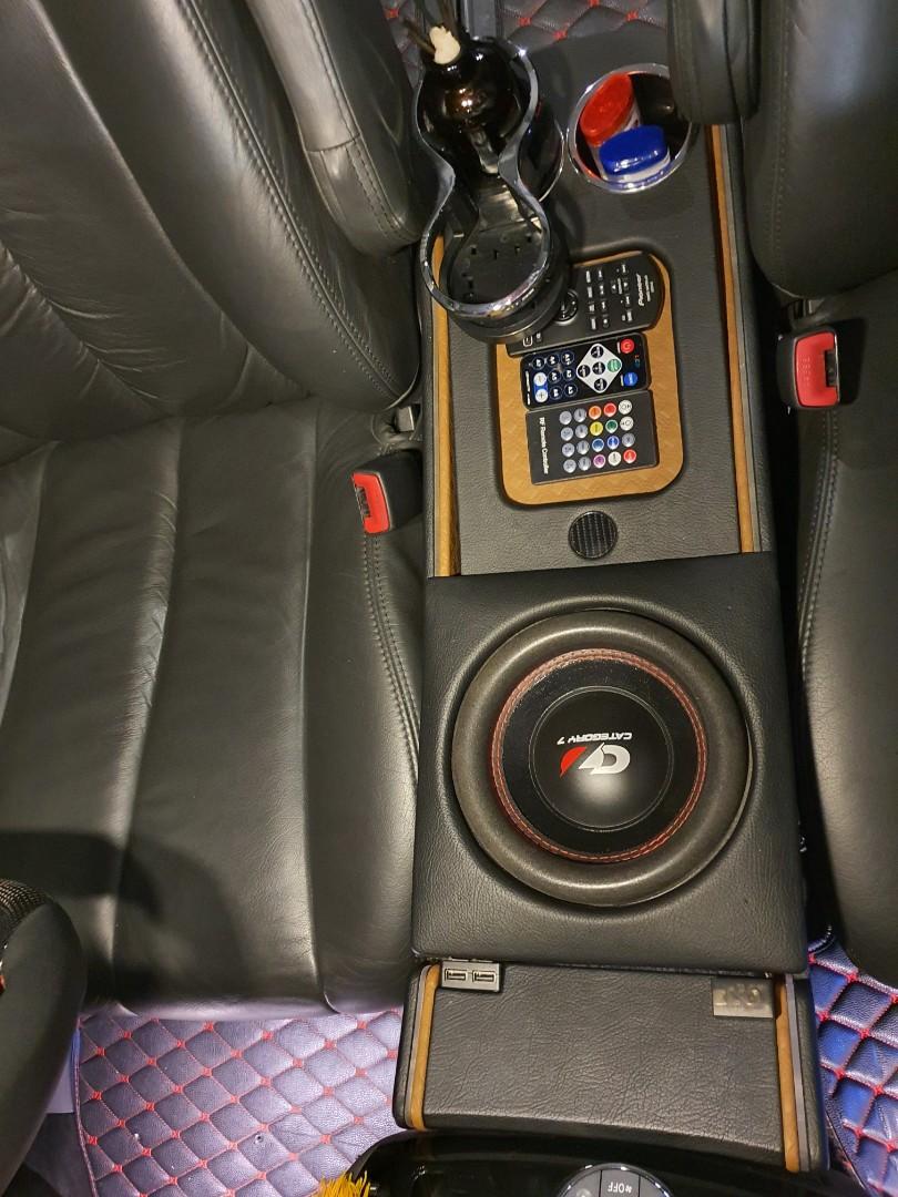 Customize center console for estima 8inch sub woofer, Car Accessories