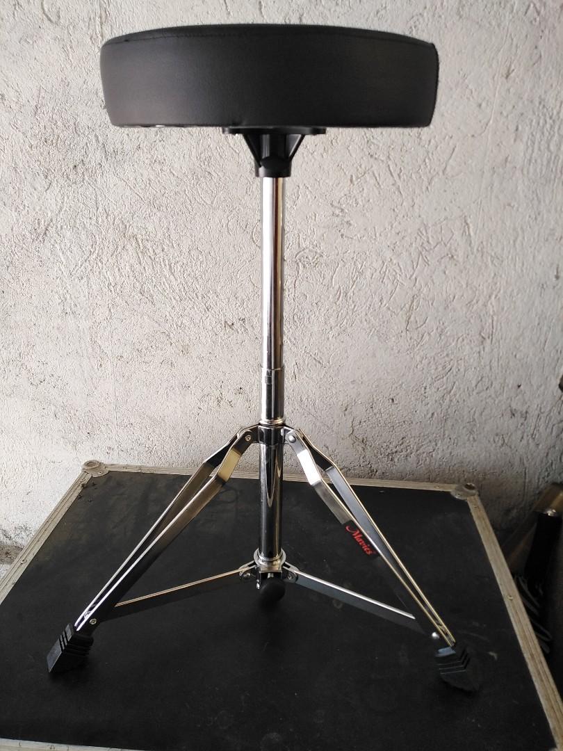 Drumset throne drumset seat drum set stool, Hobbies & Toys, Music