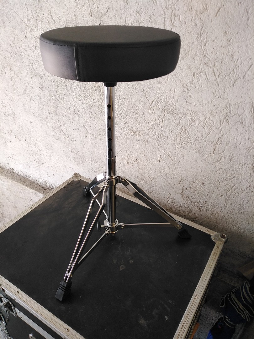 Drumset throne drumset seat drum set stool, Hobbies & Toys, Music