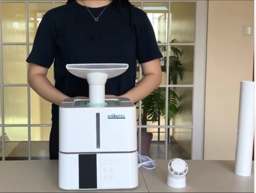 Fog Machine VISANITEC AIR PURIFIER DISIFECTING SANITIZING (Category: Air Purifiers & Dehumidifiers) located in Pasay City. Submitted by emil_online_shop (Listing ID 1075674265, Image 3). Description: AIR PURIFIER DISIFECTING SANITIZING Fog Machine VISANITEC AIR HUMIDIFIER VH-30-5 (5 LITER CAPACITY), 3-IN-1 USE: PURIFIES AIR THROUGH NEGATIVE IONS, ALTERS HUMIDITY LEVEL OF ROOM / SPACE Features : •Air Purification • Air Disinfection • Clears Static